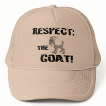 Goat Pet Farm Animal Respect Goat Husband Dad hats