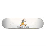 Goat Playing Badminton Custom Skateboard