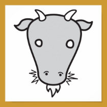Goat Poster posters