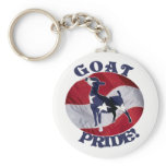 GOAT PRIDE AMERICAN FLAG USA keychains