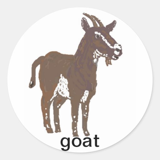 Goat stickers Zazzle