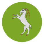 Goat support billy goat round sticker