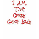 Goat T-shirt by Bella Crazy Goat Lady gift for her