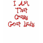 Goat T-shirt by Bella Crazy Goat Lady gift for her