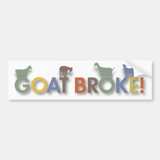 GOATBROKE.ai Bumper Stickers