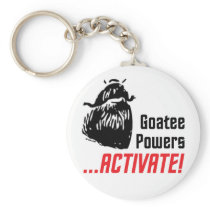 Goatee Powers Key Chain