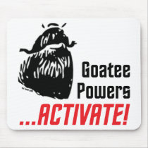 Goatee Powers Mousepads