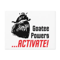 Goatee Powers Post Card