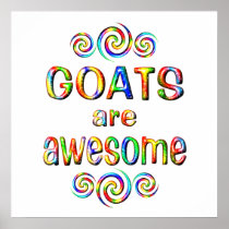 GOATS ARE AWESOME POSTERS
