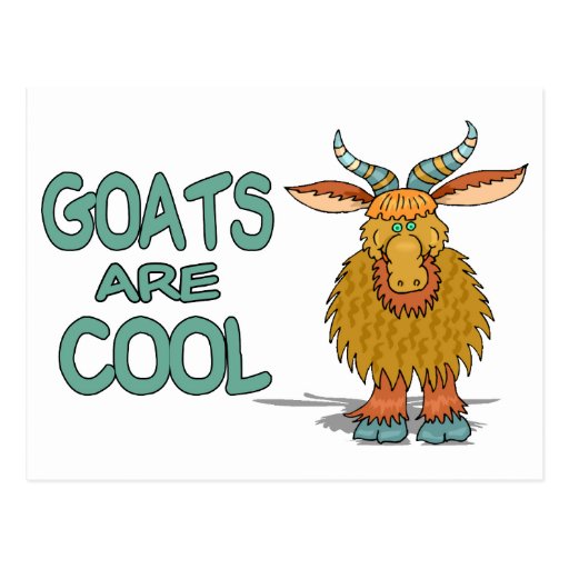 Goats Are Cool Postcard Zazzle