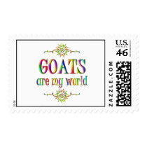 GOATS are my world Postage Stamp