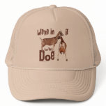 Goats In it for the Doe Dairy Goat Gifts hats