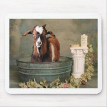 Goats need baths too mousepads