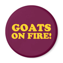 GOATS ON FIRE! Magnet magnets