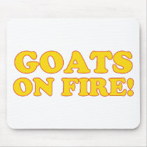 GOATS ON FIRE! Mousepad mousepads