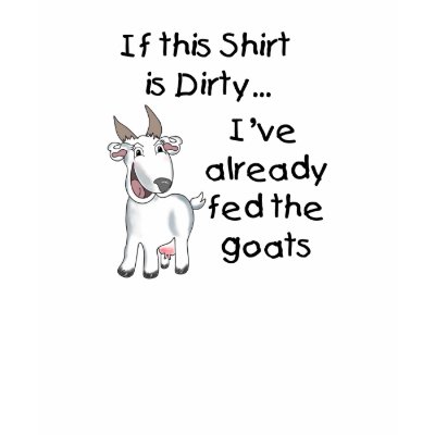 Goats on T-shirts Fed the Goats