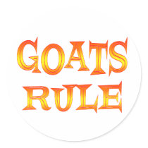Goats Rule stickers by AllPetsStore Goats Rule stickers