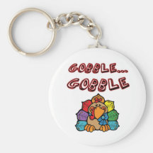 GOBBLE GOBBLE TURKEY KEY CHAIN