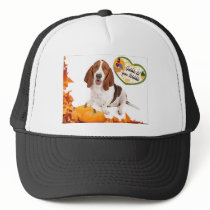 Gobble til you Wobble Thanksgiving Basset Hats
