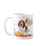 Gobble til you Wobble Thanksgiving Basset Mugs