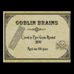 Goblin Brains Recipe Card Post Card