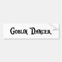 Goblin Dancer Bumper Sticker