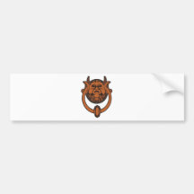 Goblin Door Knocker Bumper Sticker