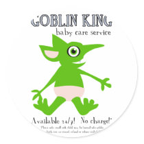 Goblin King Baby Care Service stickers