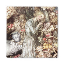 Goblin Market: precious golden lock Refrigerator Magnet