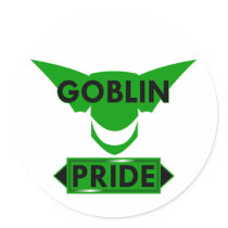 Goblin Pride Round Sticker