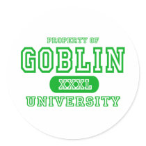 Goblin University stickers