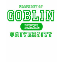 Goblin University t-shirts