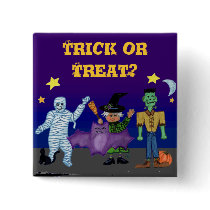 Goblins 2, Trick or Treat? Square Pin buttons