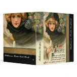 Goblins Peeking Vintage Halloween Art Binder