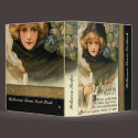 Goblins Peeking Vintage Halloween Art Binder