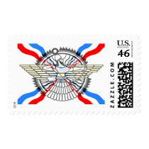 GOD AND FLAG POSTAGE STAMP