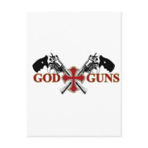 God And Guns Post Cards