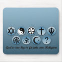 God and Religion mousepads
