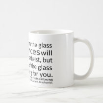 God and Science with Beaker Mug mugs
