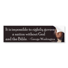 God and the Bible - Bumpersticker bumpersticker