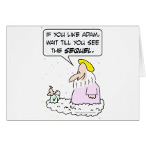 god angel earth adam eve sequel card