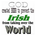 God Beer the Irish and World Conquest posters