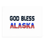 God Bless Alaska Post Cards
