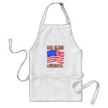 God Bless America American Flag Apron