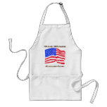 God Bless America American Flag Apron