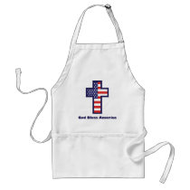 God Bless America aprons