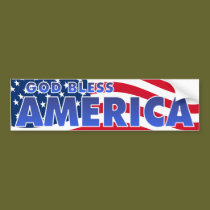 God Bless America bumper stickers