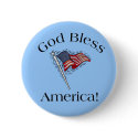God Bless America Button