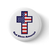 God Bless America buttons