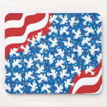 God Bless America by Metin mousepads